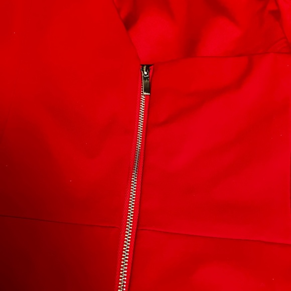 Jason Wu X ELOQUII Asymmetrical Red One Shoulder Dress - Picture 8 of 10